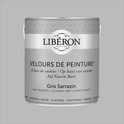 Libéron muurverf Velours de Peinture Gris Sarrazin fluweel mat 2,5L 5