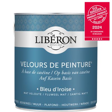 LIBERON VELOURS DE PEINTURE Muurverf op basis van caseïne 2,5L Fluweel mat Terre cuite d'Anjou