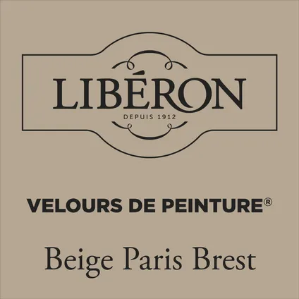 Peinture murale Libéron Velours de Peinture Beige Paris-Brest mat velouté 125ml 2