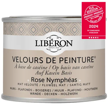 Libéron muurverf Velours de Peinture Rose Nymphéas fluweel mat 125ml