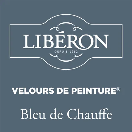 Libéron muurverf Velours de Peinture Bleu De Chauffe fluweel mat 125ml 2
