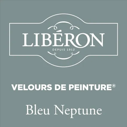 Peinture murale Libéron Velours de Peinture Bleu Neptune mat velouté 125ml 2