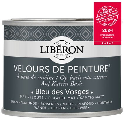 Peinture murale Libéron Velours de Peinture Bleu des Vosges mat velouté 125ml