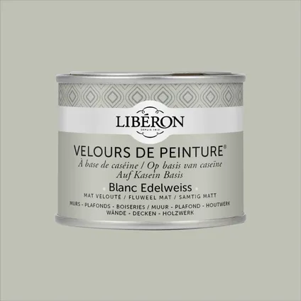 Libéron muurverf Velours de Peinture Blanc Edelweiss fluweel mat 125ml 5
