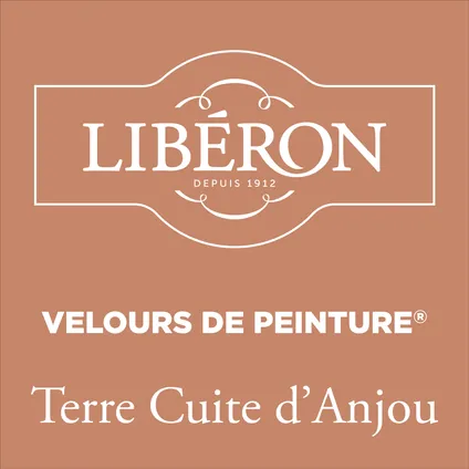 Peinture murale Libéron Velours de Peinture Terre cuite d'Anjou mat velouté 125ml 2