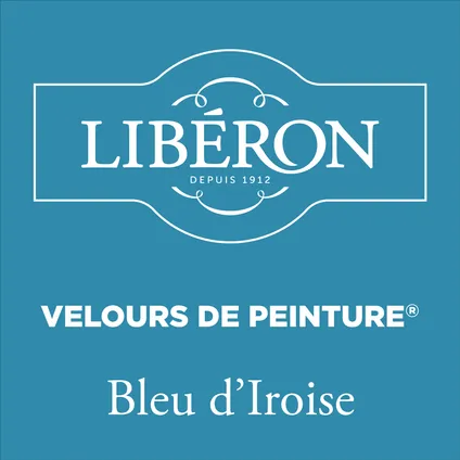 Peinture murale Libéron Velours de Peinture Bleu d'Iroise mat velouté 125ml 2