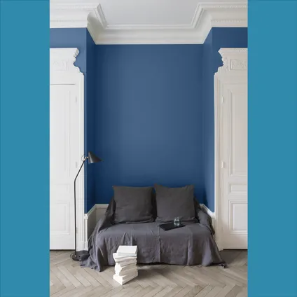 Peinture murale Libéron Velours de Peinture Bleu d'Iroise mat velouté 125ml 3