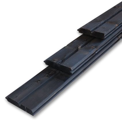Planche Rhombe noir 2,8x14,5x200cm