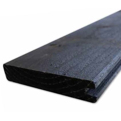 Planche couvre-joint noir 2,8x14,5x200cm