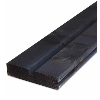 Profilé de finition Rhombus Rabat bois noir 2,8x14,5x200cm