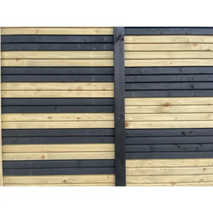 Profilé de finition Rhombus Rabat bois noir 2,8x14,5x200cm 4