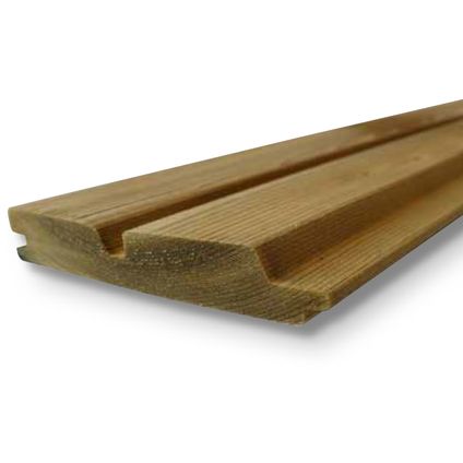 Bardage bois imprégné Rhombus Rabat 28x145x2000mm