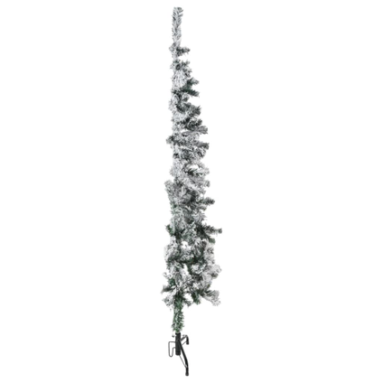 VidaXL kunstkerstboom half met sneeuw 150cm