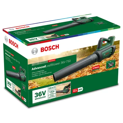 Bosch Souffleur sans fil AdvancedLeafBlower 36V-750 baretool (Chargeur 1,5 heures et batterie 36 V Li-Ion (2,0 Ah) non livrée) 2