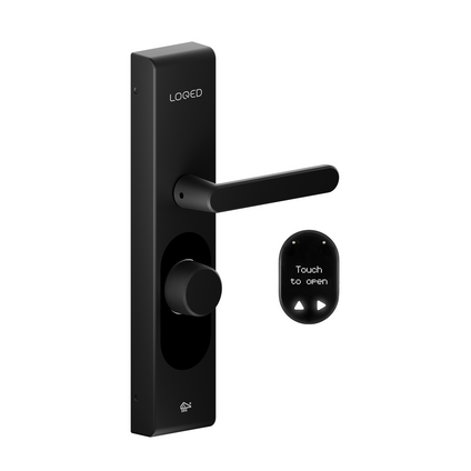 LOQED slim deurslot Touch Smart Lock zwart