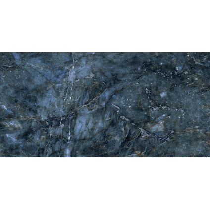 Wand- en vloertegel Color Crush - Keramiek - Blauw - 59,8x119,8cm - Pakketinhoud 1,43m²
