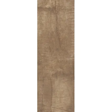 Wand- en vloertegel Greenwood Walnut - Keramiek - Houtlook - 20x60,4cm - Pakket inhoud 1,33m² 8