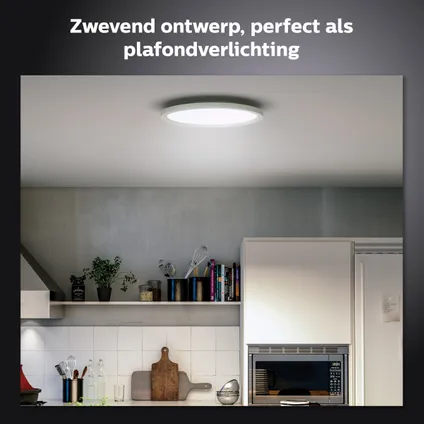 Philips Hue plafondlamp Aurelle wit ⌀40cm met Hue Dimmer switch 6