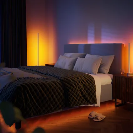 Philips Hue Gradient Signe tafellamp hout wit 12W 4