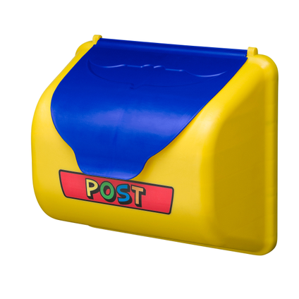SwingKing brievenbus geel/blauw