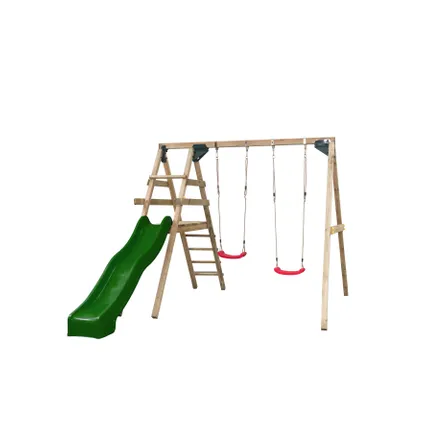 SwingKing speeltoestel met glijbaan Celina groen 250cm