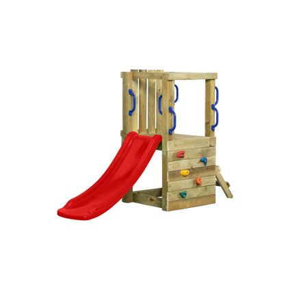 SwingKing speeltoestel met glijbaan Irma rood 120cm