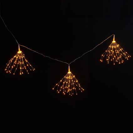 Illuminations de Noël Central Park fleurs 300 LED 25cm