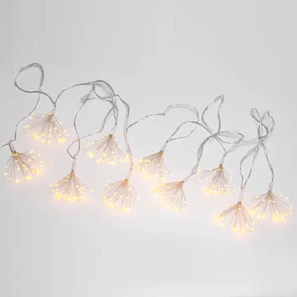 Central Park lichtslinger bloemen 250 LED warm wit 7,5m