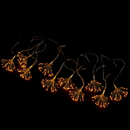 Central Park lichtslinger bloemen 250 LED warm wit 7,5m 2
