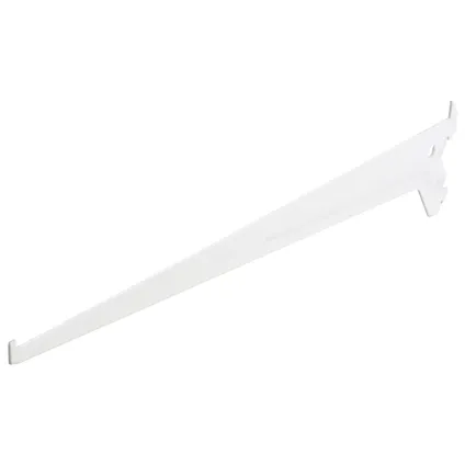 Porte-système F simple 40 cm blanc RAL9003 55 kg
