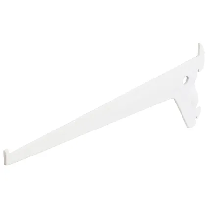 Porte-système F simple 25 cm blanc RAL9003 55 kg