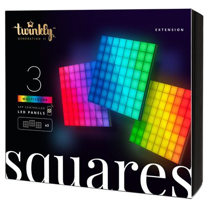 Twinkly Squares uitbreidingsset 3st
