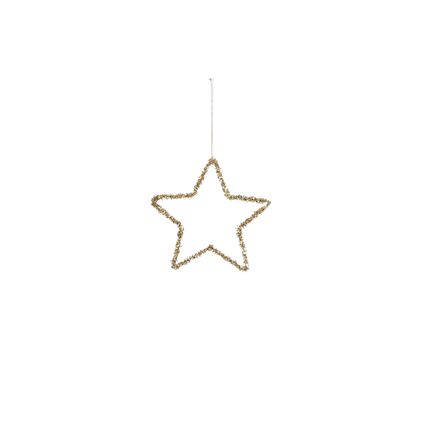 Suspension de Noël étoile doré Ø15cm