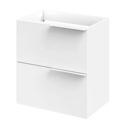 Tiger Pocket Ensemble de meubles 60 cm avec 2 tiroirs Blanc incluant Calpe vasque Blanc brillant 11