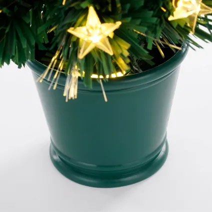 Luca Lighting - fiber kunst kerstboom - 60 cm - LED verlichting 5