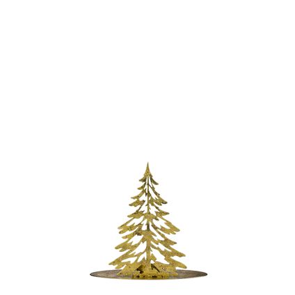 Decoris kandelaar kerstboom goud 20x6x20,5cm