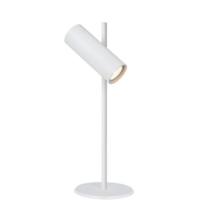 Lampe de table Lucide Clubs blanc ⌀15cm GU10