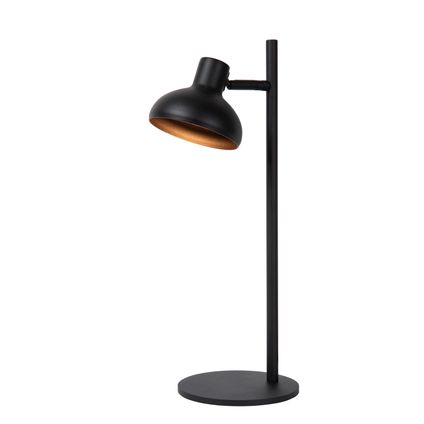 Lampe de table Lucide Sensas noir ⌀18cm ES111