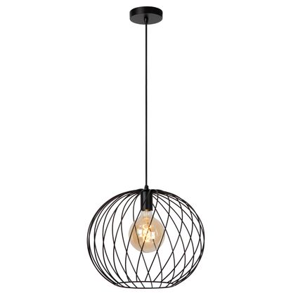 Lucide hanglamp Danza zwart ⌀40cm E27
