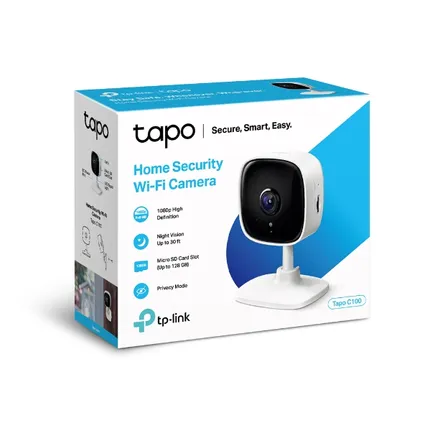 TAPO Caméra de surveillance Home Security WiFi HD 2