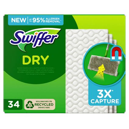 Swiffer Dry vloerreiniger stofdoeken navulling 34st