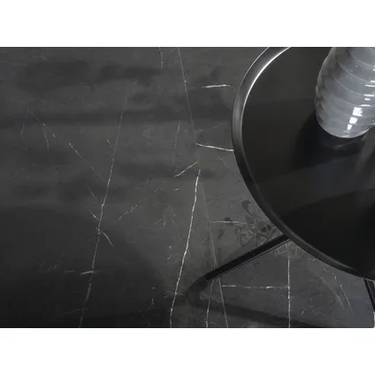 Wand- en vloertegel Marquina - hooggland - Keramiek - zwart marmer - 60x60cm - Pakketinhoud 1,44 m² 2
