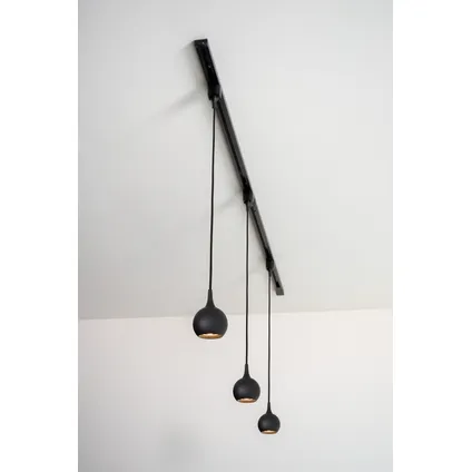 Lucide hanglamp Track Favori zwart GU10 5