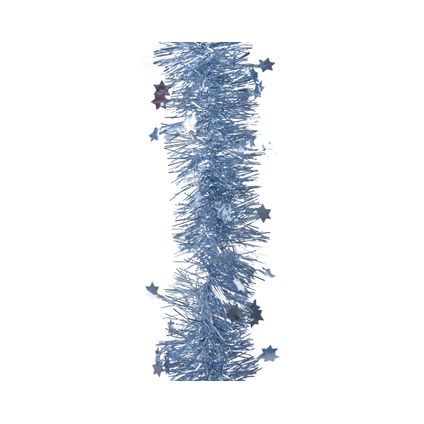 Guirlande de Noël Decoris bleu brume 270cm
