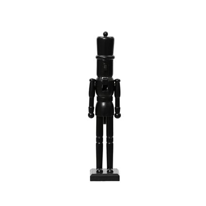 Figurine de Noël Decoris casse-noisette noir 25cm