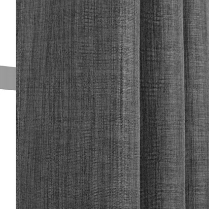 Rideau Vence gris foncé tamisant 140 x 280cm 2