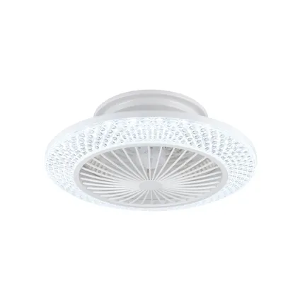 Ventilateur de plafond EGLO Manzanilla blanc ⌀55cm 3x8,5W