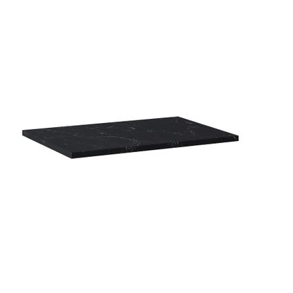 Elita wastafelblad 60cm Marquina natuursteen mat zwart