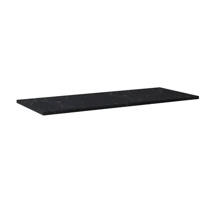 Elita wastafelblad 120cm Marquina natuursteen mat zwart