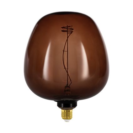 EGLO ledfilamenlamp G190 cognac E27 4W